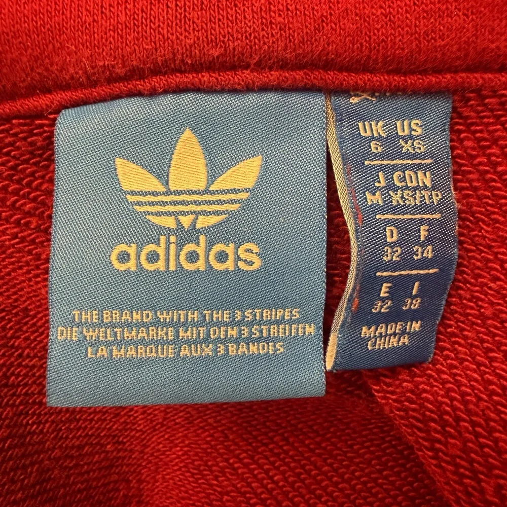 Adidas Red/Burgundy Track Jacket (size XS) - Picture 2 of 2